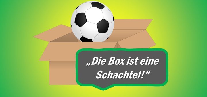 Hans Krankl stellt es richtig: "Die Box ist eine Schachtel!"